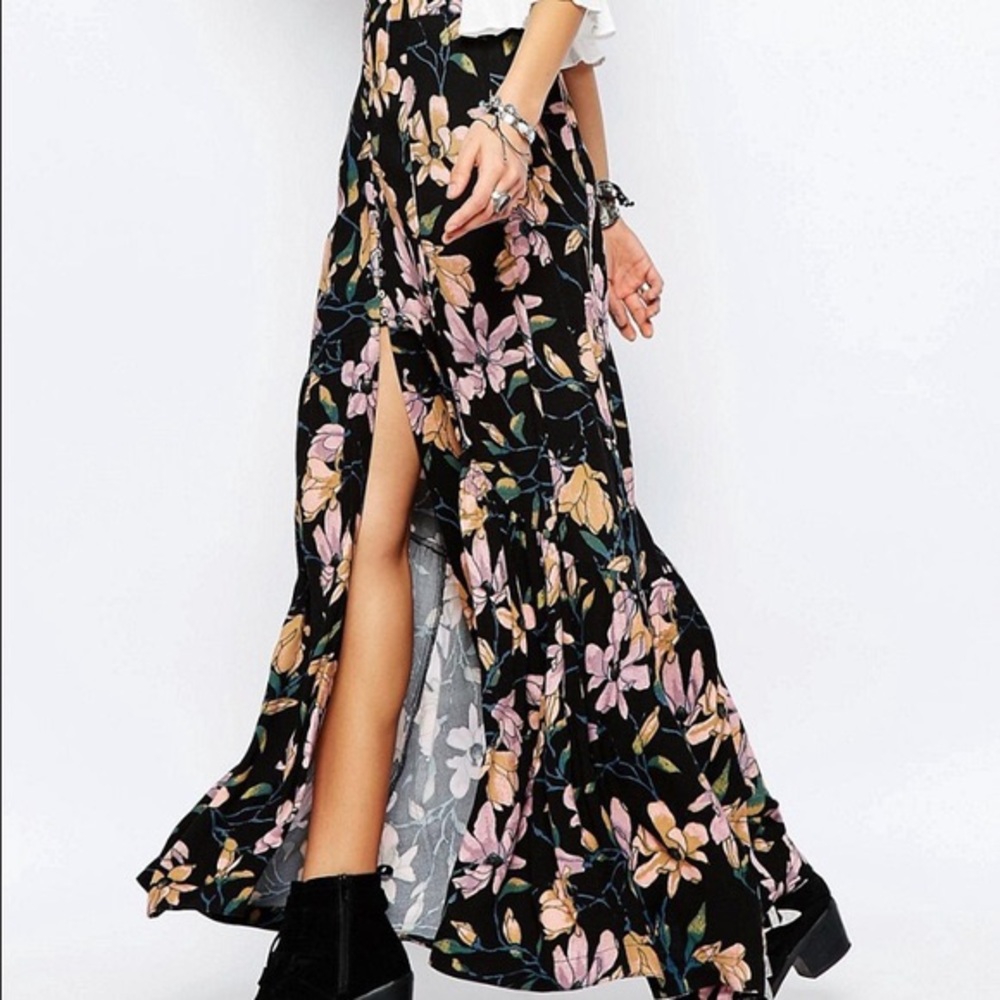 Free People Smooth Sailing Maxi Skirt